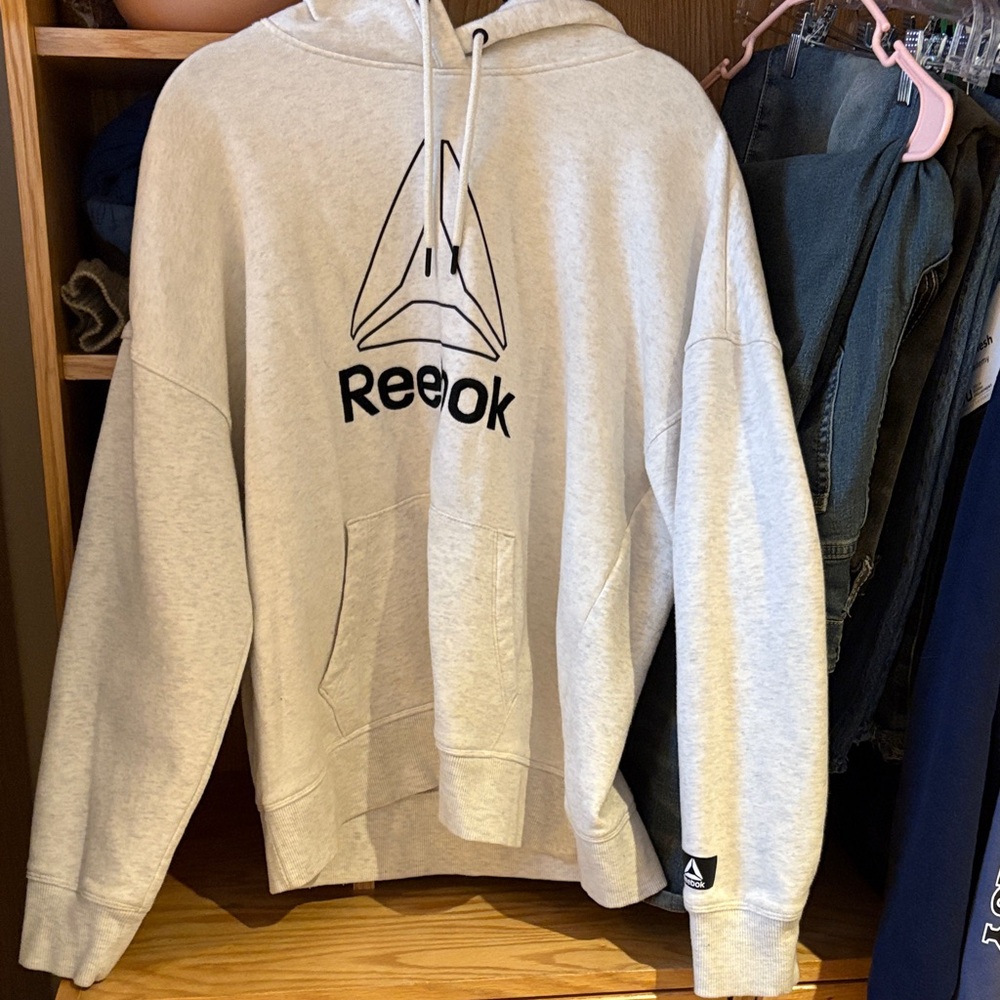Reebok Light Gray Hoodie for women
